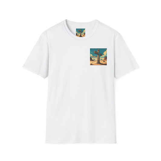 Desert Cross Graphic T-Shirt — 'Witness' Vintage Western Tee