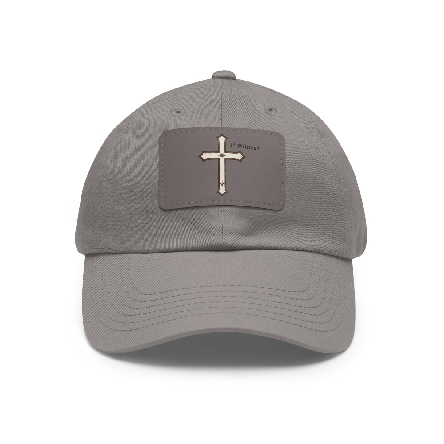 Leather Patch cross Hat — Cross Faith Baseball Cap