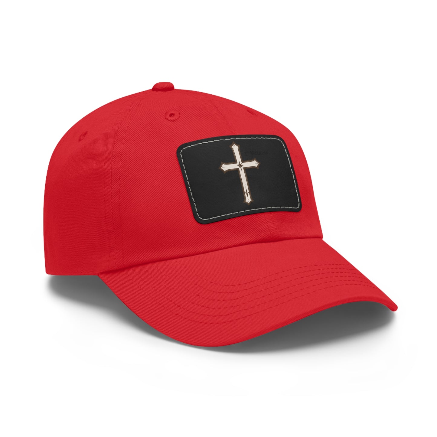 Leather Patch cross Hat — Cross Faith Baseball Cap