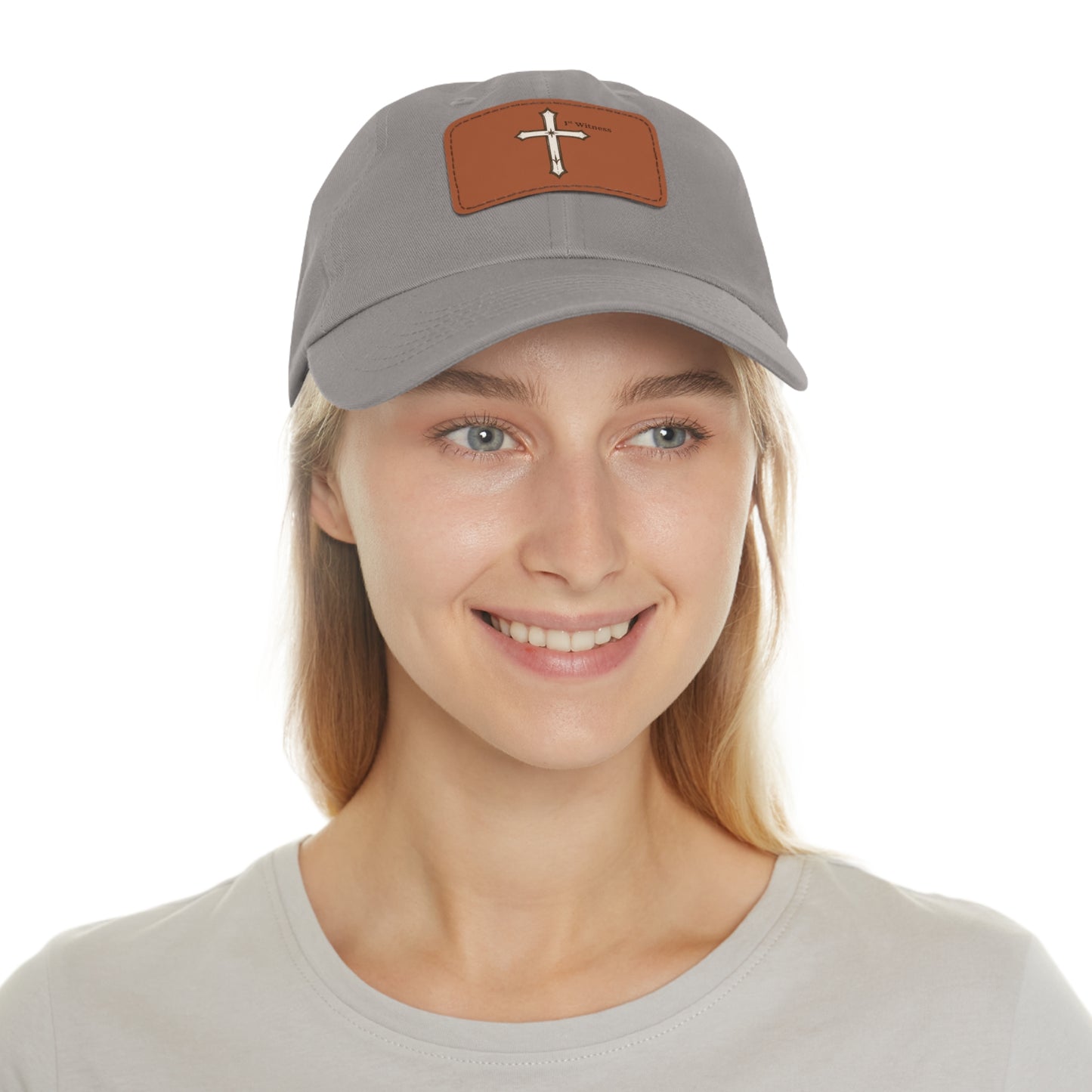 Leather Patch cross Hat — Cross Faith Baseball Cap