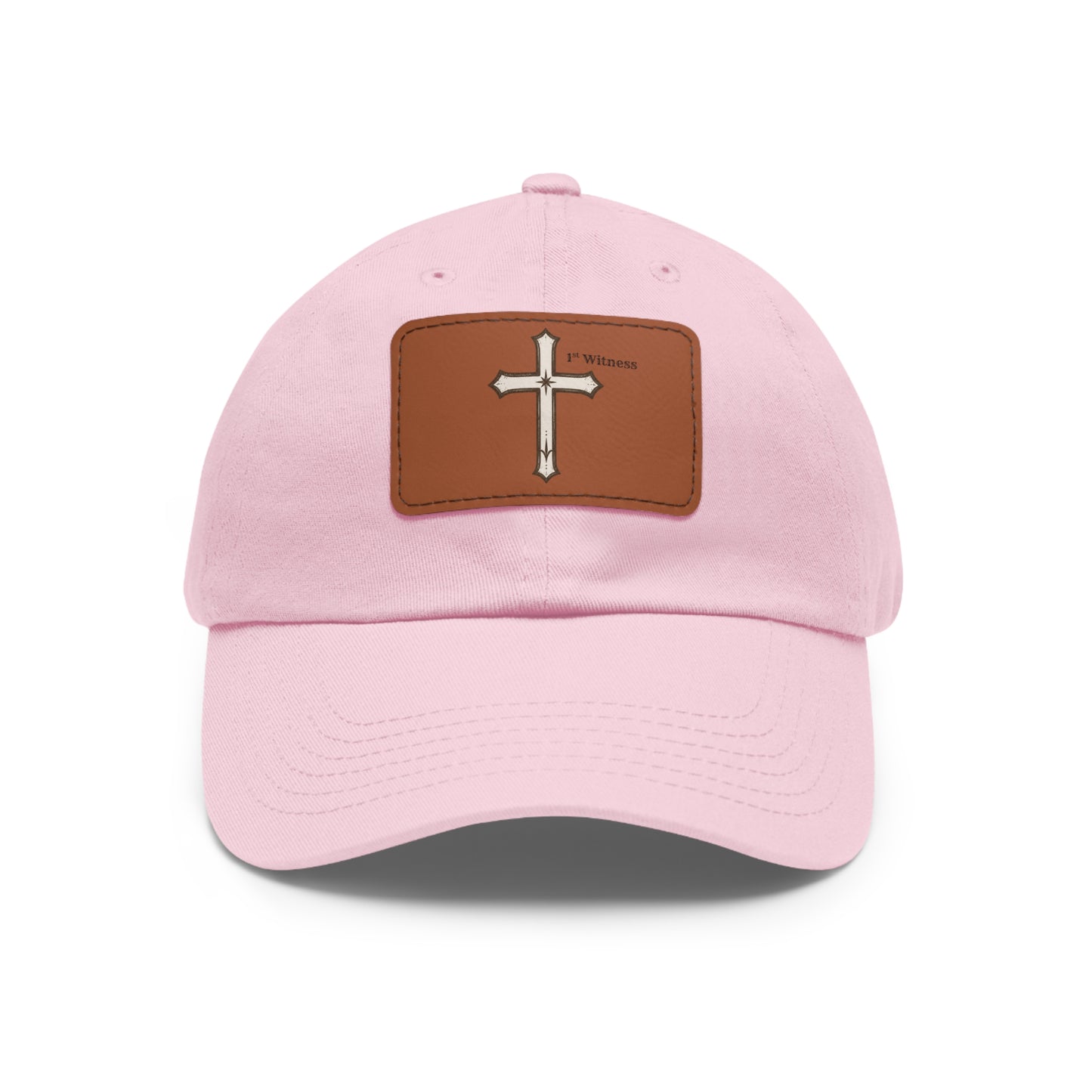 Leather Patch cross Hat — Cross Faith Baseball Cap
