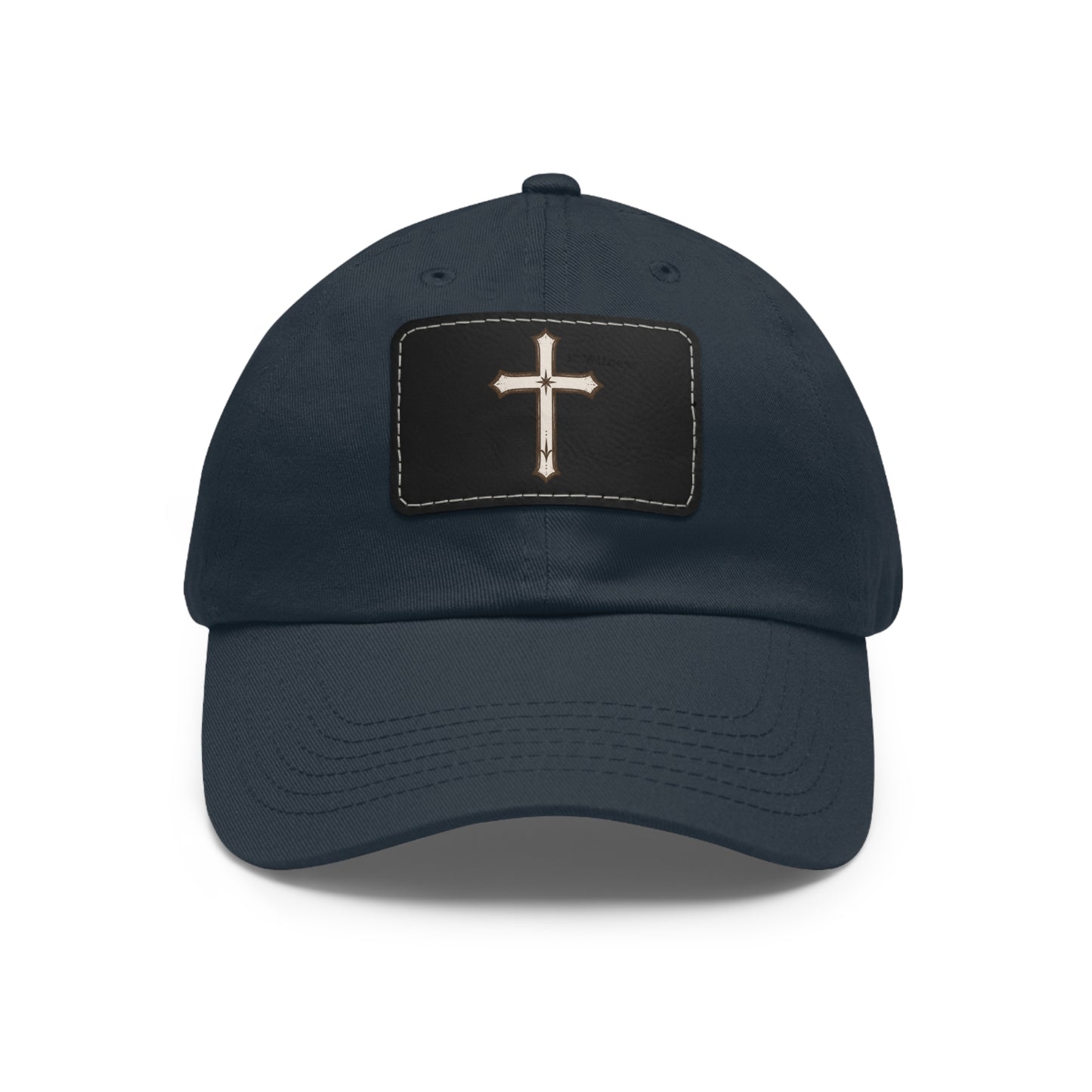 Leather Patch cross Hat — Cross Faith Baseball Cap