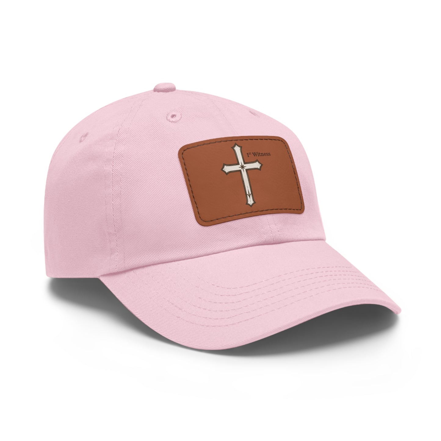 Leather Patch cross Hat — Cross Faith Baseball Cap