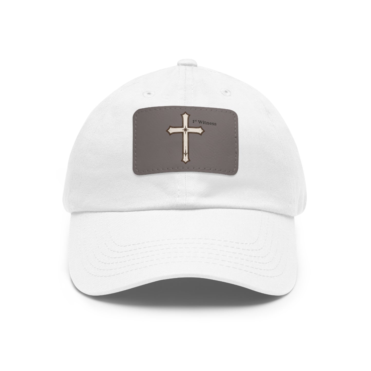Leather Patch cross Hat — Cross Faith Baseball Cap