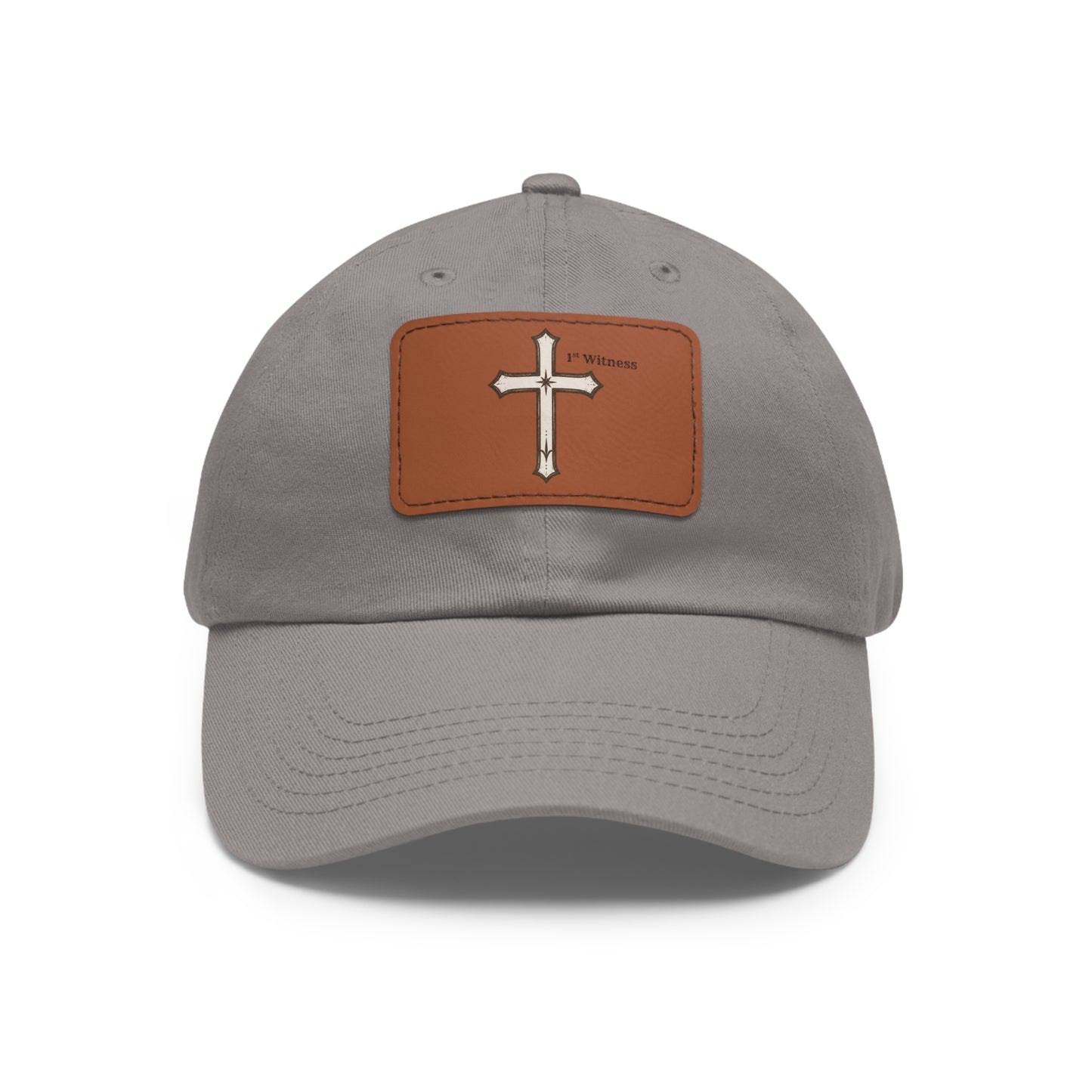 Leather Patch cross Hat — Cross Faith Baseball Cap